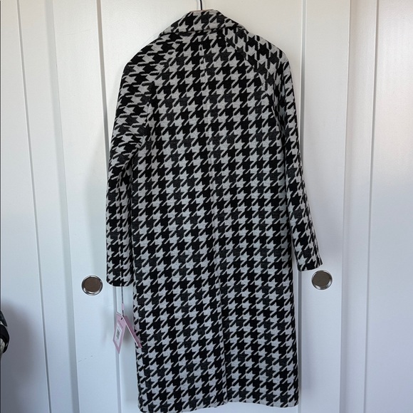 Avec Les Filles Black White Houndstooth Coat - BNWT - Picture 5 of 5